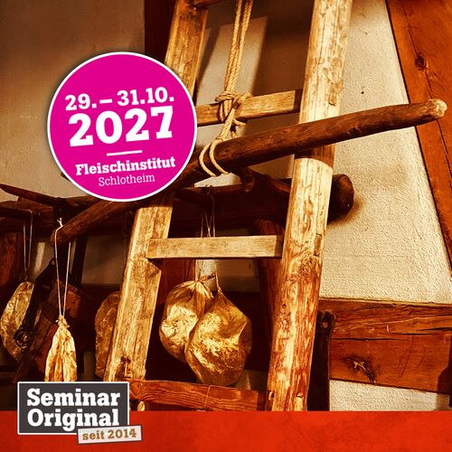 Thüringer Hausschlachtung PREMiUM, 29.–31.10.2027: traditionelle Wurst und Schinken im Fleischinstitut Schlotheim.