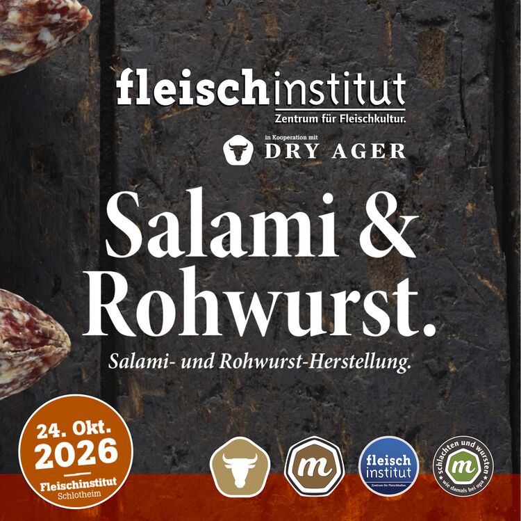Salami im DRY AGER Reifeschrank – PREMiUM-Seminar | Wurstreifung im DRY AGER Reifeschrank
